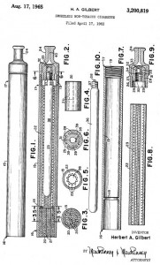 Le brevet de cigarette électronique déposé par Herbert A. Gilbert en 1963